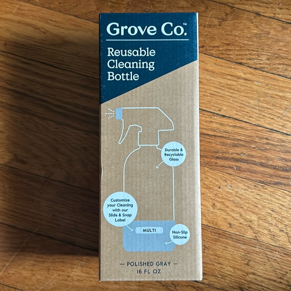 New Grove Co Reusable Cleaning Bottle